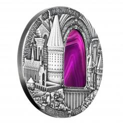 2 $ 2015 Niue Island - Crystal Art IV - Mysteries of Hogwarts 