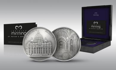 1500 Francs 2017 Benin - Infinity Minting - St. Peters Basilica Mauquoy 