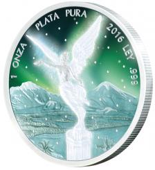 1oz  2016 Mexico - Frozen Libertad - Aurora Rhodium 