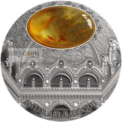 5$ 2016 Niue Island - Amber Art - Baroque 