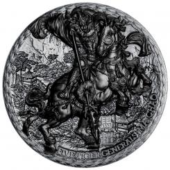 5$ 2022 Niue Islands - Five Tiger Generals - Ma Chao 3oz 