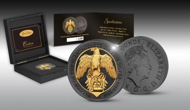 5 Pounds 2019 United Kingdom - Golden Enigma - Queen's Beast - Falke 