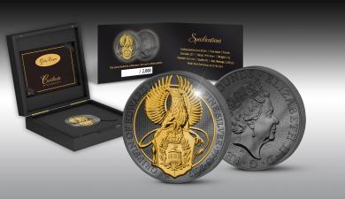 5 Pounds 2017 United Kingdom- Golden Enigma - Queen's Beast - Griffin 