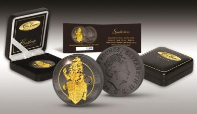 5 Pounds 2016 United Kingdom - Golden Enigma - Queen's Beast - Lion 