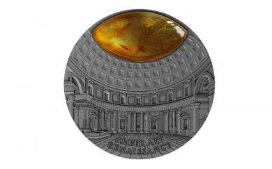 5$ 2017 Niue Island - Amber Art II - Renaissance 