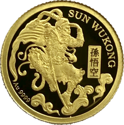 1$ 2020 Niue Island - Journey to the West - Sun Wukong Au 