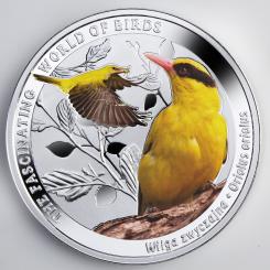 1$ 2016 Niue Island - The Fascinating World of Birds - Pirol ( Oriolus oriolus ) 