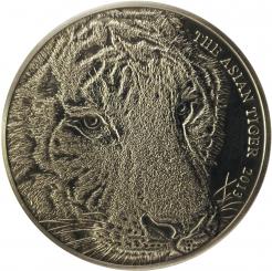 1$ 2013 Tokelau - The Asian Tiger im Etui 