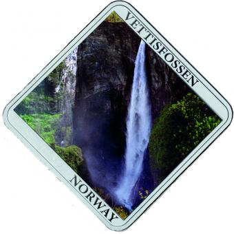 1$ 2015 Niue Island - Vettisfossen Wasserfäll 