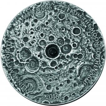 1000 Francs 2016 Burkina Faso - Moon Meteorit NANO Chip 