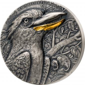 2 x 5000 Francs Ivory Cost 2022 - Mauquoy Haut Relief - Kookaburra Edition Signature SET 2x 5oz 
