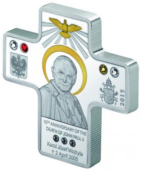 5$ 2015 Cook Islands - 10. Todestag von John Paul II Karol Wojtyla 