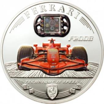 5 $ 2009 Cook Islands Ferrari F2008 Carbon 