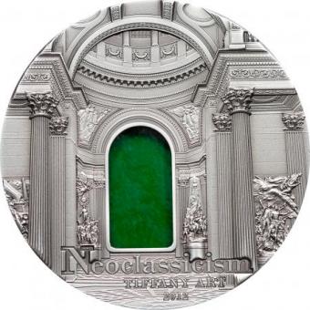 10 $ 2012 Palau - Tiffany Art - Neoclassicism 