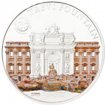 5 $ 2012 Palau - Wunder der Welt - Der Trevi Brunnen 