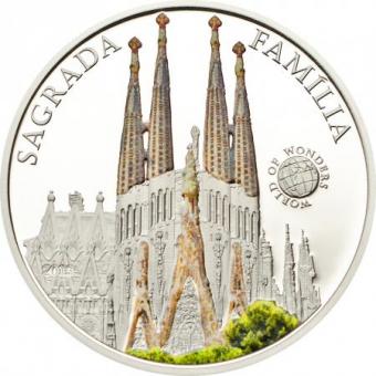 5 $ 2013 Palau - Wunder der Welt - Sagrada Familia 