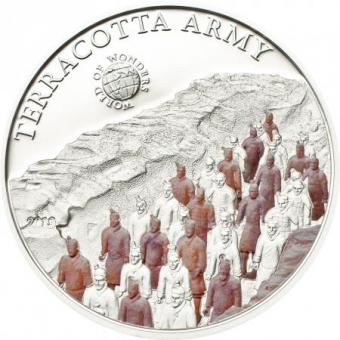 5 $ 2013 Palau - Wunder der Welt - Terrakotta Armee im Mausoleum Qin Shihuangdis 