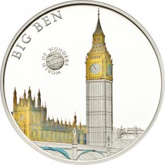 5 $ 2013 Palau - Wunder der Welt - Big Ben 