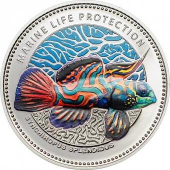 5$ 2013 Palau - Marine Life Protection - Mandarinfisch 