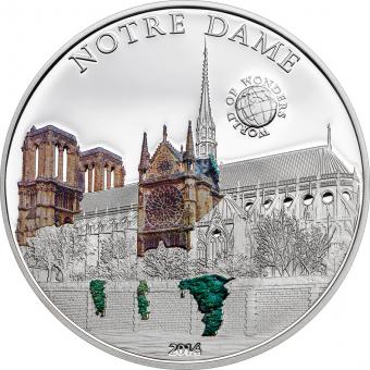 5 $ 2014 Palau - Wunder der Welt - Notre Dame 