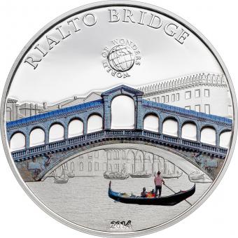 5 $ 2014 Palau - Wunder der Welt - Rialtobrücke 