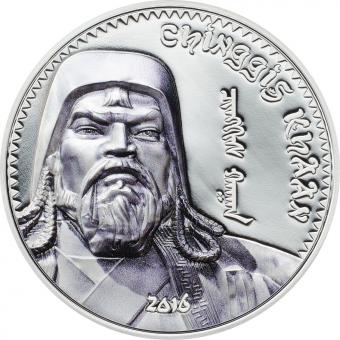 1000 Togrog 2016 Mongolia - Chinggis Khaan Ag 