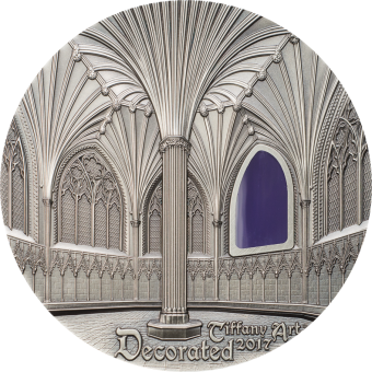 10$ 2017 Palau - Tiffany Art - WELLS KATHEDRAL Dekoriert Lady Chapel Kapitel Haus 