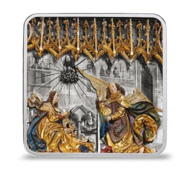 1$ 2015 Niue Island - The Altarpiece of Veit Stoss - Annunciation 