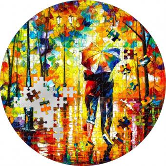 20 $ 2022 Palau - Micropuzzle Treasures - Leonid Afremov - Couple under one Umbrella 