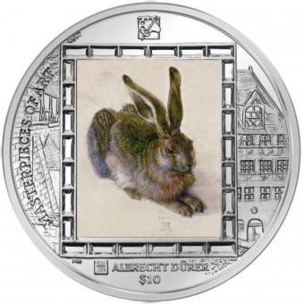 10 $ 2011 Britische Jungferninseln - Albrecht Dürer - Feldhase 