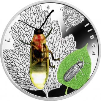 1$ 2017 Niue Island - Bioluminszent Tiere - LAMPYRIS NOCTILUCA Firefly 