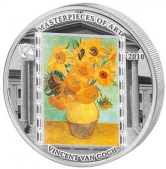 20 $ 2010 Cook Islands - Van Gogh - Sonnenblumen 