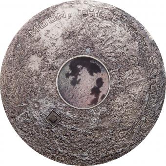 20$ 2017 Cook Islands - Meteorite - Mond Erde Satellit 3oz 