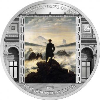 20$ 2016 Cook Islands - Masterpieces of Art - Caspar David Friedrich - Der Wanderer über dem Nebelmeer 