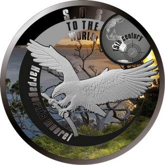 1$ 2015 Niue -  SOS for the World - Haast's Eagle 