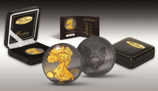 1$ 2017 USA - Golden Enigma - Walking Liberty 