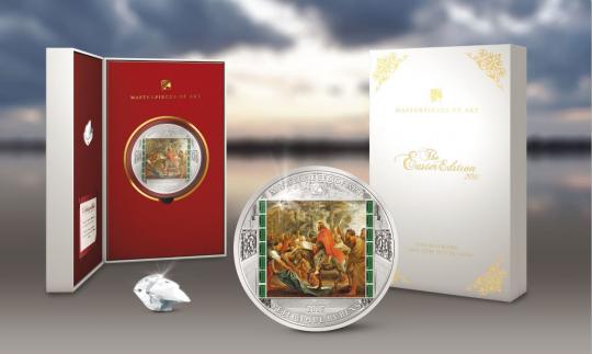 20$ 2017 Cook Islands - Masterpieces of Art Oster - Peter Paul Rubens -  CHRIST ENTRY INTO JERUSALEM 
