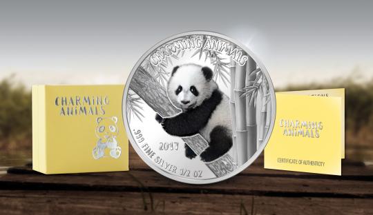 1000 Francs 2017 Benin - Charmante Tiere - Der süße kleine Panda 