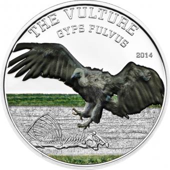 1000 Schillings 2014 Tansania - Predator Hunters - Vulture Gyps Vulvis 