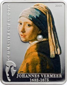 5 $ 2009 Cook Islands Johannes Vermeer 