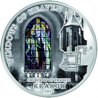10 $ 2012 Cook Islands - Windows of Heaven - Krakauer Franziskanerkirche 