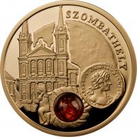 5 $ 2010 Niue Island - Amber Route Szombathely Gold 