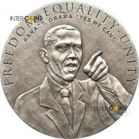 2 x 5 $ 2010 Cook Islands - Obama und King 