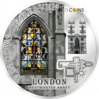 10 $ 2011 Cook Islands - Windows of Heaven - Westminster Abbey 