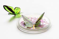 5 $ 2012 Tokelau - Ornithoptera Priamus - 3D Schmetterling 