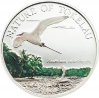 5 $ 2012 Tokelau - Rotschwanz-Tropikvogel 
