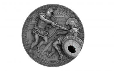 2$ 2017 Niue Island - Demigods - Achilles with Hematite 