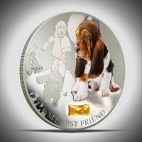 2 $ 2013 Fidschi - Hunde & Katzen - mein bester Freund - Basset Hound 