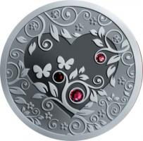 20 Rubel 2010 "My Heart" -mit Kristalle 