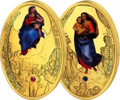 2 x 10$ 2012 Fidschi - Jewels of Art - Madonnen Raffaels 